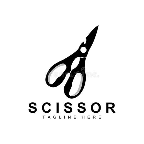 Scissors Logo Design Barbershop Shaver Vector Babershop Scissors