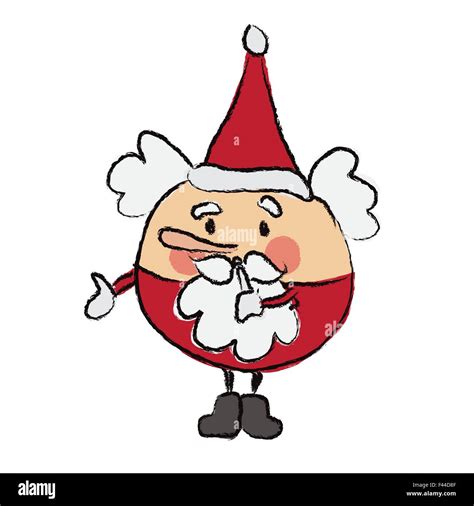 Secret Santa Cartoon Stock Vector Images Alamy