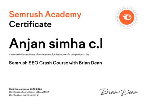 Semrush Seo Crash Course With Brian Dean