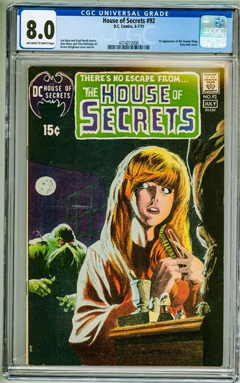 House Of Secrets Cgc Oww Pages St Appearance Of Swamp