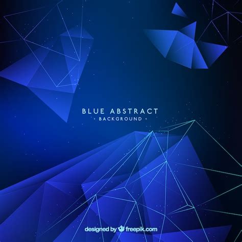 Free Vector | Blue abstract background with elegant style