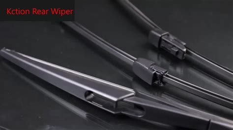 Inch Mm Car Wiper Unique Silent Silicone Graphite Coated Rear