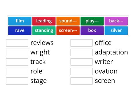 Cpe Expert Unit A Wb Collocations Match Up