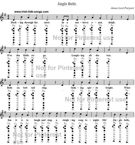 Jingle Bells Sheet Music For Recorder