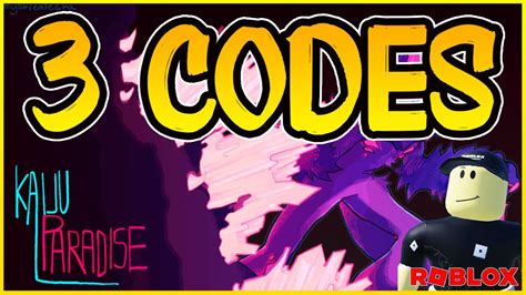 New Working Codes For Kaiju Paradise Update Roblox