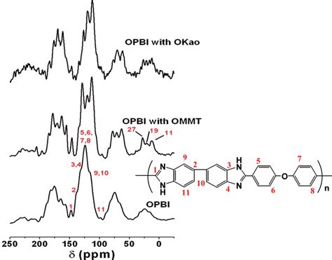 Solid State 13 C CPMAS NMR Spectra For OPBI OPBI OMMT And OPBI OKao