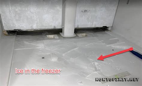 Frost Build Up In Freezer Ice Forming Causes And How To Fix It