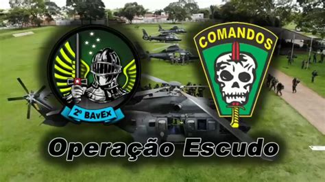 Vídeo Operação Escudo 2 BAvEx e 1 BAC se adestram em Goiânia