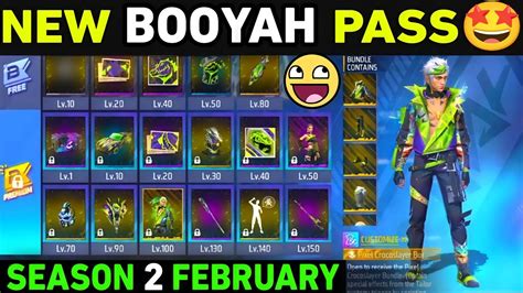 New February Booyah Pass Season 2 Booyah Pass Full Details Free