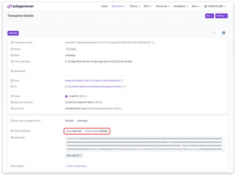 Polygonscan Information Center How To Cancel Pending Transactions