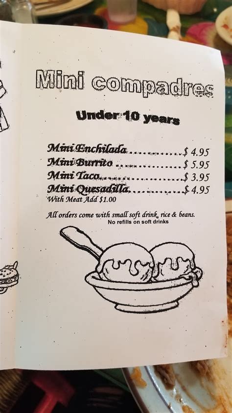 El Compadre Restaurant Menu Authentic Mexican Delicacies In Long Beach