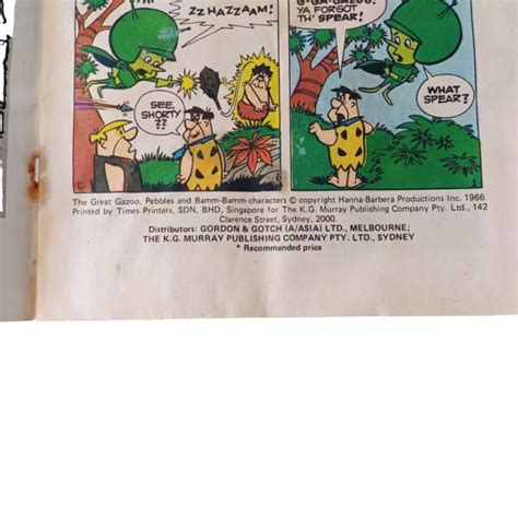 Hanna Barbera Comics The Flintstones Featuring The Great Gazoo 1966 Eur