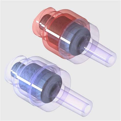 Bondable Swabable Needle Free Luer Activated Valve 4 0 Mm Clear