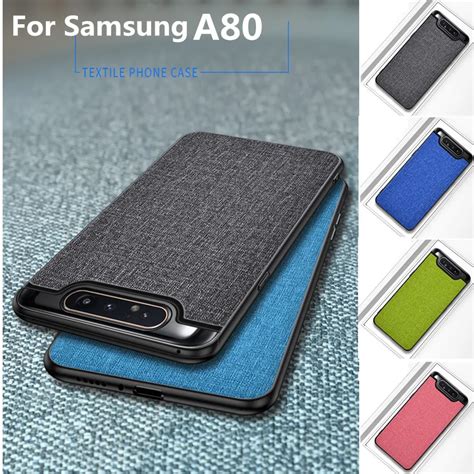 For Samsung Galaxy A80 Cas A80 A90 Back Cover Soft Tpu Silicone Luxury