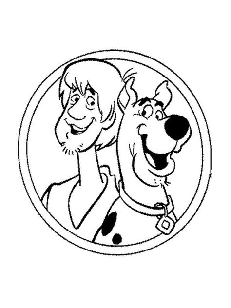 Scooby Doo And Shaggy In Photo Coloring Page Download Print Or Color