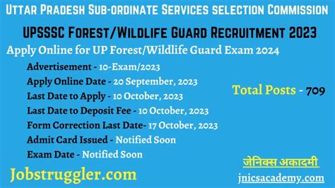 Upsssc Forest Guard Notification 2023 Jobstruggler