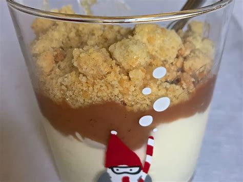 Verrine Improvis E Fromage Blanc Cr Me De Marrons Crumble Recette