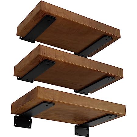 Amazon LEOPO 12 Inch Floating Shelf Bracket 1 4 Thick Heavy Duty