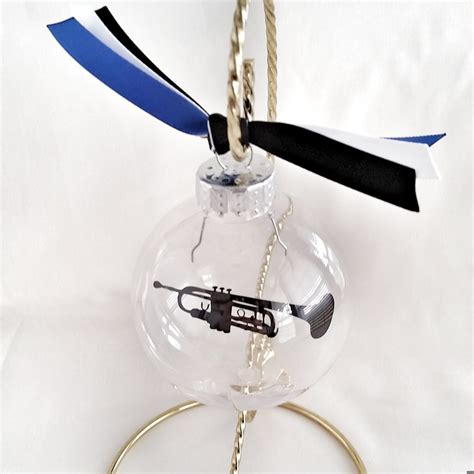 Personalized Trumpet Christmas Ornament Band Ornament Etsy