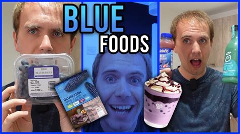 I Only Ate BLUE Food For 24 HOURS Challenge YouTube