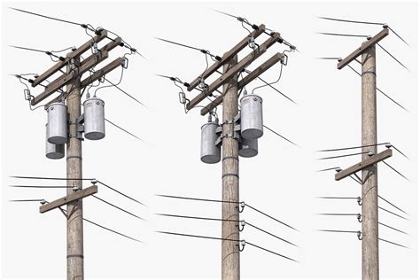 3d Telegraph Pole Model Turbosquid 1266528