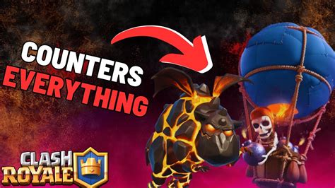 This Lavaloon Deck Counters Everything Clash Royale Youtube