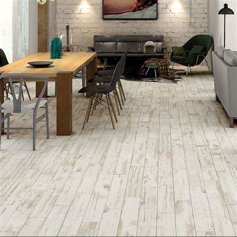 Tribeca Blanco Whitewashed Wood Look Tile Wood Look Tile White Wood