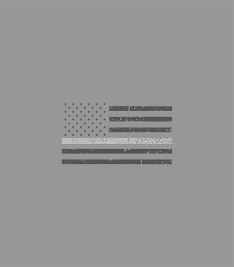 Corrections Officer Thin Silver Line American Flag Digital Art By Waliw