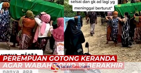 Video Viral Perempuan Di Madura Gotong Keranda Jenazah Ke Kuburan