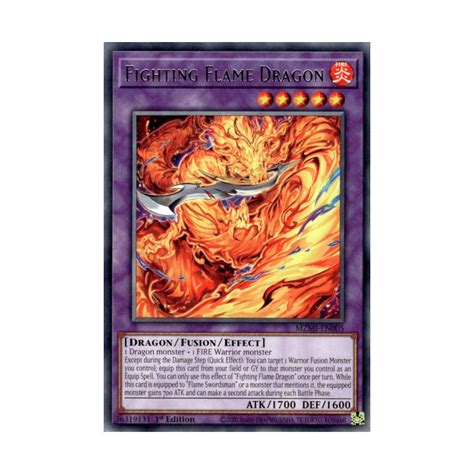 Fighting Flame Dragon - MZMI-EN005 - Rare - Duelshop