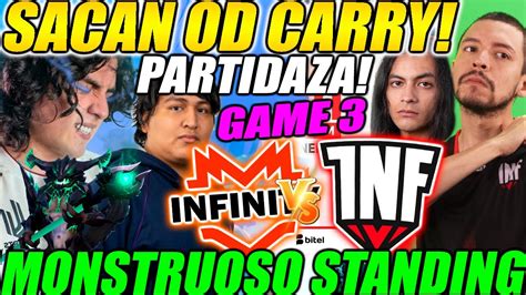 Infinity Vs Infamous Game Bo Adrian Saca Od Carry Dpc Sa