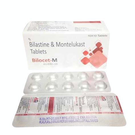 Bilastine And Montelukast Tablets At Rs 1350 Box In Panchkula ID