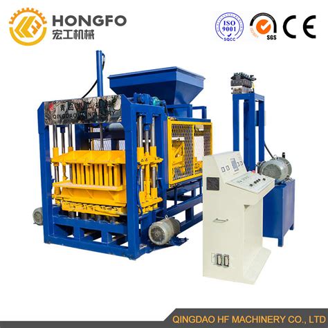 Qt4 16 Automatic Hollow Concrete Block Brick Making Machine Paver