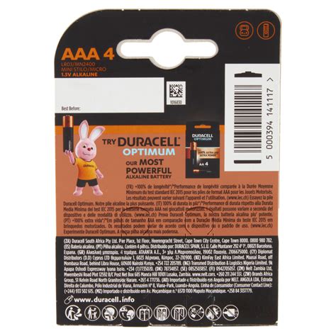 Duracell Plus Aaa Batterie Ministilo Alcaline V Lr Mn