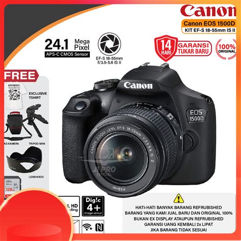 Jual Canon Eos 1500d Kit 18 55mm Is Ii Kamera Dslr Canon Eos 1500d