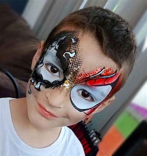 Pin By Stephanie Michaele On Face Painting Superhero Face Painting