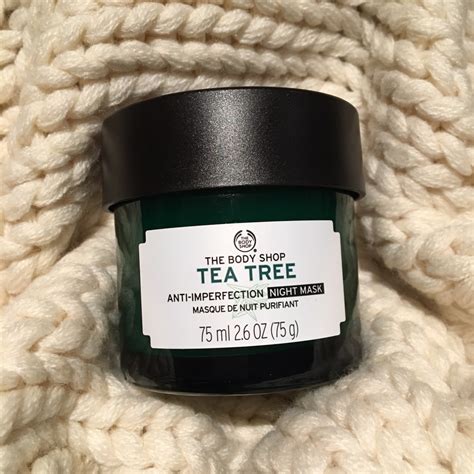 The Body Shop Tea Tree Anti-Imperfection Night Mask - Bellyrubz Beauty