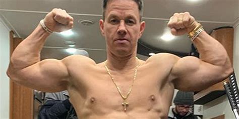 Mark Wahlberg Shows Off His Shirtless Body Transformation After Six