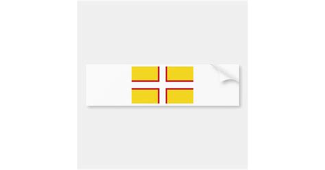 Dorset flag bumper sticker | Zazzle