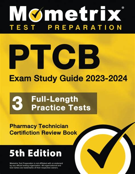 Buy PTCB Exam Study Guide 2023 2024 3 Full Length Practice Tests Cy