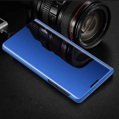 Spiegel H Lle F R Xiaomi Pro Flipcase Blau