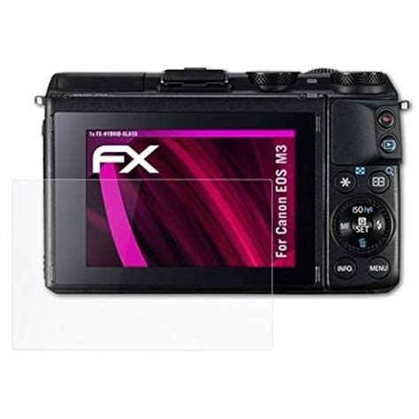 Atfolix Canon Eos M Pellicola Vetro Fx Hybrid Glass Elastico H