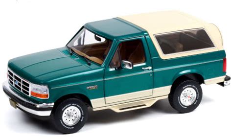 Diecast Model Cars Ford Bronco 118 Greenlight Eddie Bauer Edition