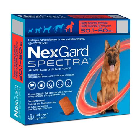 Ripley ANTIPULGAS PERROS BOEHRINGER NEXGARD SPECTRA XL 30 60KG 3TAB