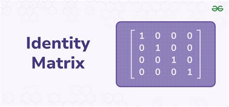 Identity Matrix Unit Matrix Definition Properties And Examples