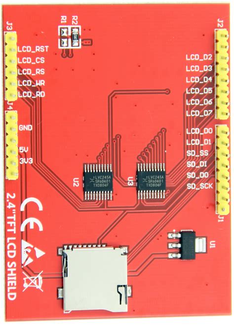 Shield LCD TFT 2 4 polegadas tátil c driver ILI9341