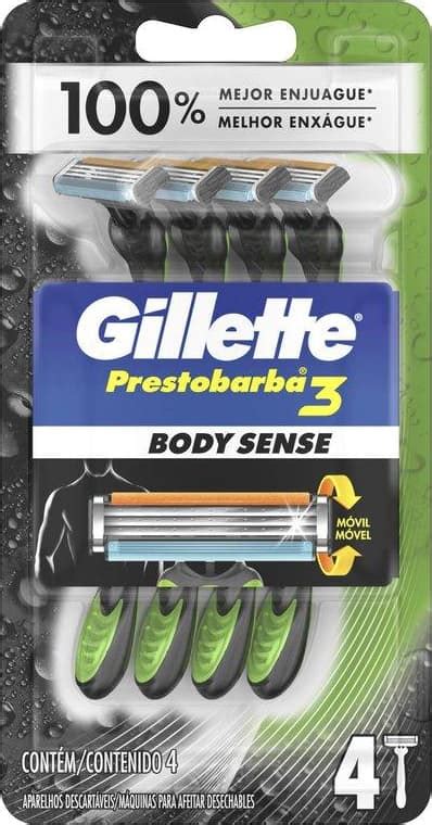 Aparelho De Barbear Gillette Prestobarba Body Sense Unidades