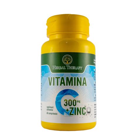 C vitamin 300 mg cink 60 tabletta gyógynövényterápia eMAG hu