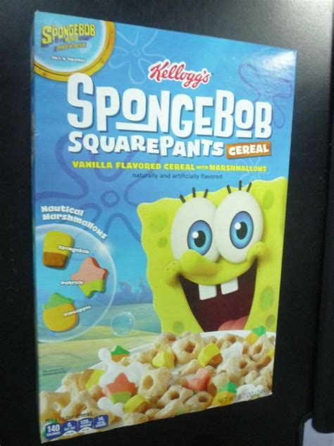 Kellogg S Spongebob Squarepants Unopened Full Cereal Box