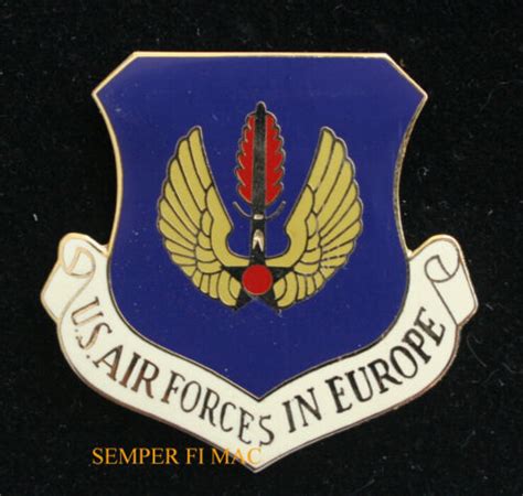 Us Air Force In Europe Usafe Hat Lapel Beret Pin Up Ramstein Afb Beret